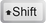 Клавиша shift