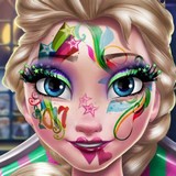 Новогодний Макияж для Эльзы