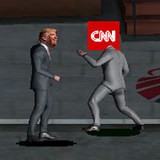 Драка: Трамп против  CNN