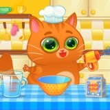Котенок Бубу: Бубу Готовит