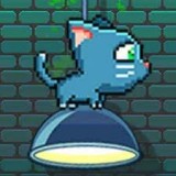 Котик Прыгает по Лампам