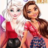 Диснеевские Принцессы: Instagram Истории