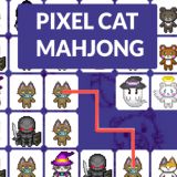 Кошачий Пиксельный Маджонг