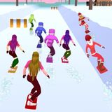 Снежная Гонка 3D