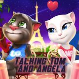 Говорящий Том и Анжелы Раскраска 