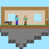 Стив и Алекс: Майнкрафт на 2 Игрока